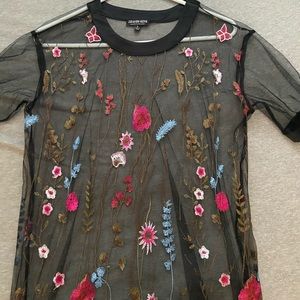 Sheer Flower Top